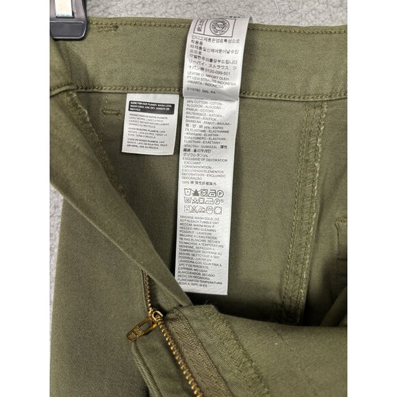 Levis Women's Green Utility Pants Size 24x27 Mid-Rise Relaxed Fit New With Tag's - Picture 6 of 7